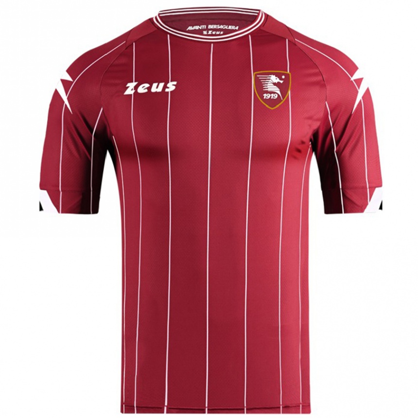 Kinder Fußball Luigi Sepe #55 Burgundrot Heimtrikot Trikot 2024/25 T-Shirt Luxemburg