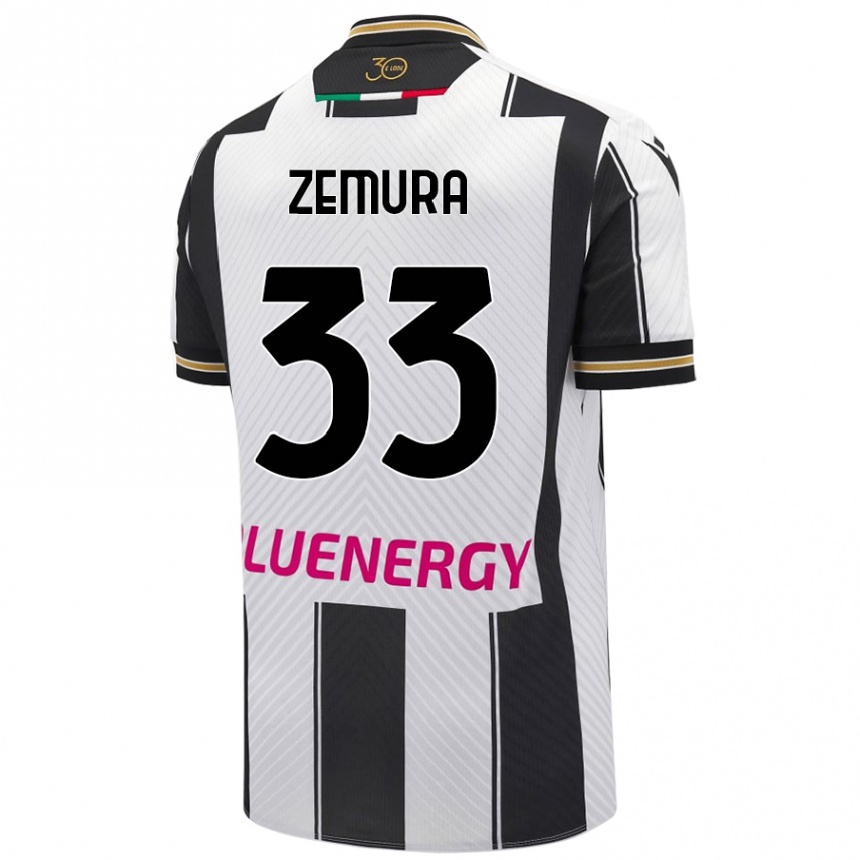 Kinder Fußball Jordan Zemura #33 Weiß Schwarz Heimtrikot Trikot 2024/25 T-Shirt Luxemburg