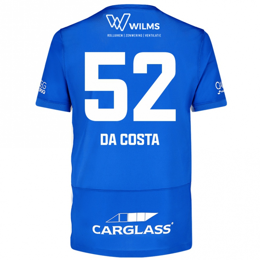 Kinder Fußball Wilson Da Costa #52 Blau Heimtrikot Trikot 2024/25 T-Shirt Luxemburg