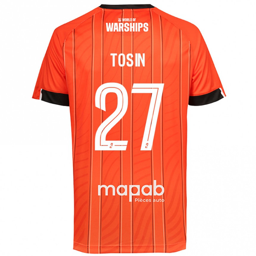 Kinder Fußball Aiyegun Tosin #27 Orange Heimtrikot Trikot 2024/25 T-Shirt Luxemburg