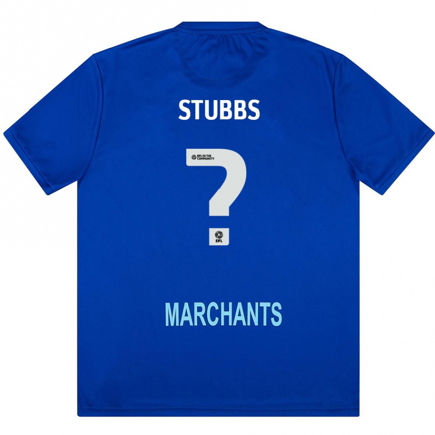 Kinder Fußball Sam Stubbs #0 Grün Auswärtstrikot Trikot 2024/25 T-Shirt Luxemburg