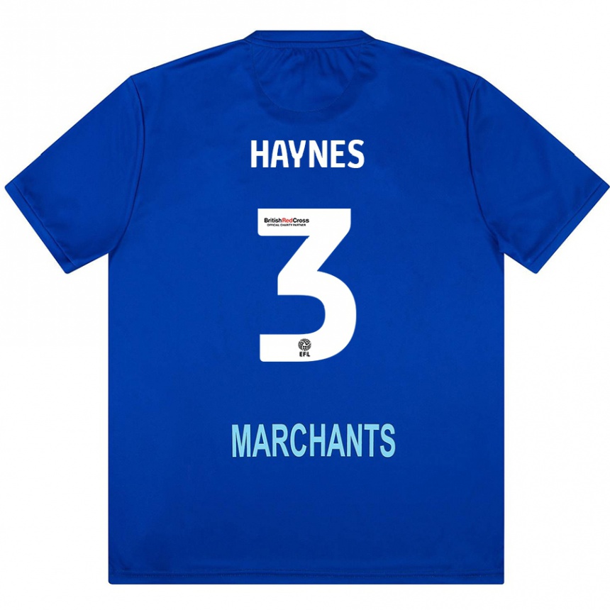 Kinder Fußball Ryan Haynes #3 Grün Auswärtstrikot Trikot 2024/25 T-Shirt Luxemburg