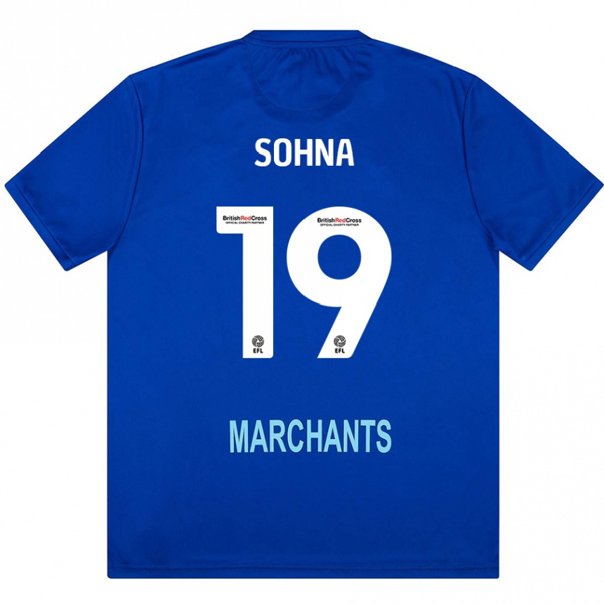 Kinder Fußball Harrison Sohna #19 Grün Auswärtstrikot Trikot 2024/25 T-Shirt Luxemburg