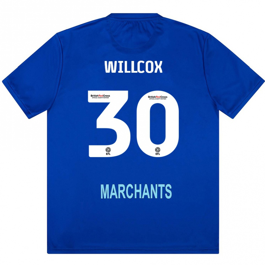 Kinder Fußball Freddy Willcox #30 Grün Auswärtstrikot Trikot 2024/25 T-Shirt Luxemburg