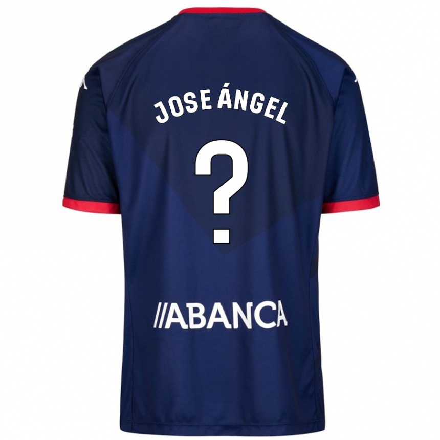 Kinder Fußball José Ángel Jurado #20 Marineblau Auswärtstrikot Trikot 2024/25 T-Shirt Luxemburg