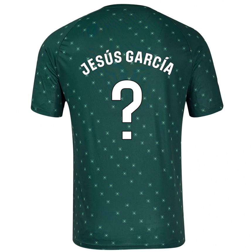 Kinder Fußball Jesús García #0 Dunkelgrün Auswärtstrikot Trikot 2024/25 T-Shirt Luxemburg