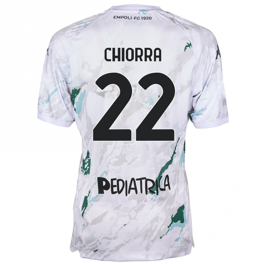 Kinder Fußball Niccolò Chiorra #22 Grau Auswärtstrikot Trikot 2024/25 T-Shirt Luxemburg