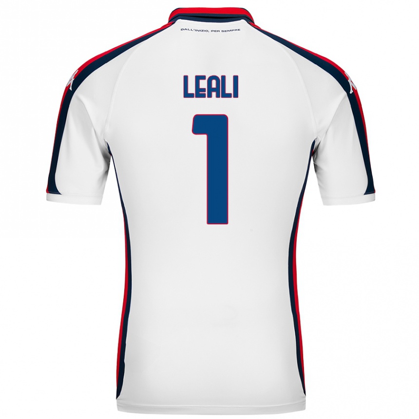 Kinder Fußball Nicola Leali #1 Weiß Auswärtstrikot Trikot 2024/25 T-Shirt Luxemburg