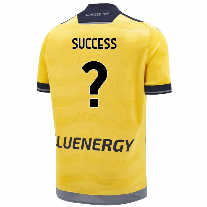 Kinder Fußball Isaac Success #0 Golden Auswärtstrikot Trikot 2024/25 T-Shirt Luxemburg