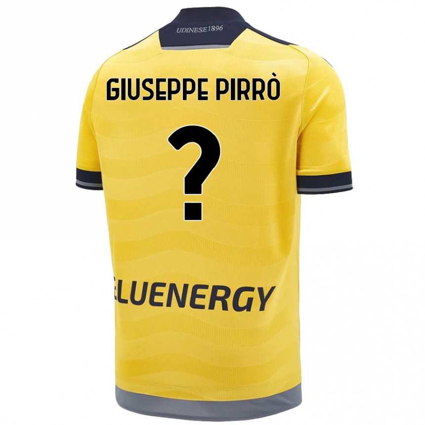 Kinder Fußball Marco Giuseppe Pirrò #0 Golden Auswärtstrikot Trikot 2024/25 T-Shirt Luxemburg