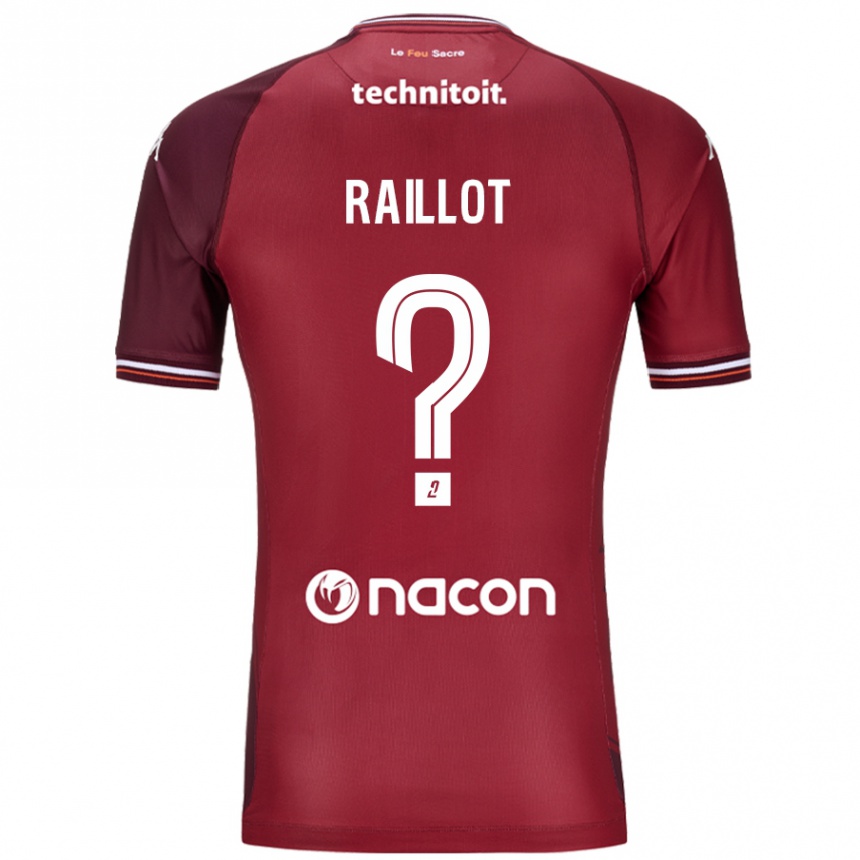 Herren Fußball Lilian Raillot #0 Rot Granata Heimtrikot Trikot 2024/25 T-Shirt Luxemburg