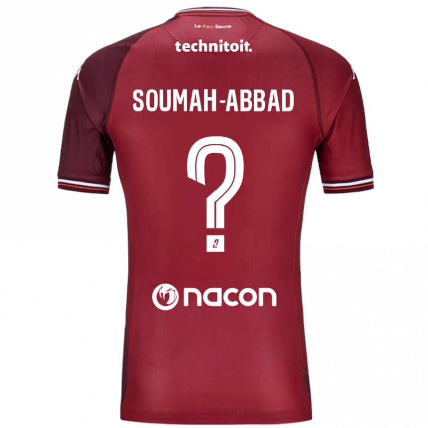 Herren Fußball Édouard Soumah-Abbad #0 Rot Granata Heimtrikot Trikot 2024/25 T-Shirt Luxemburg