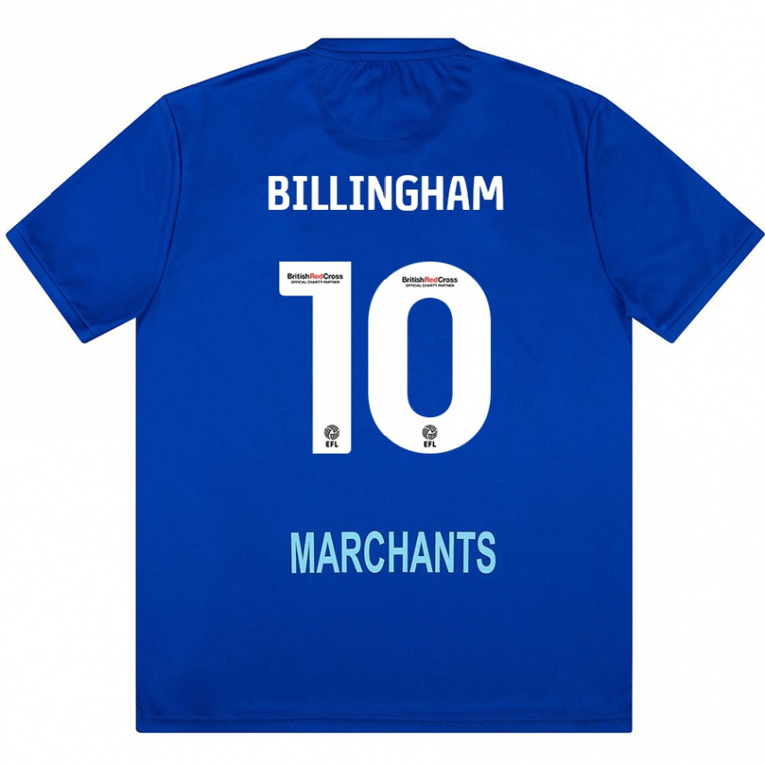 Herren Fußball Lily Billingham #10 Grün Auswärtstrikot Trikot 2024/25 T-Shirt Luxemburg