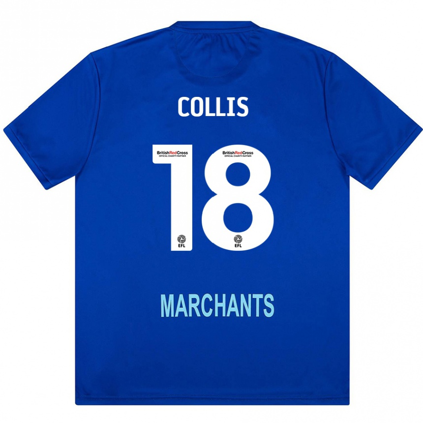 Herren Fußball Maisy Collis #18 Grün Auswärtstrikot Trikot 2024/25 T-Shirt Luxemburg