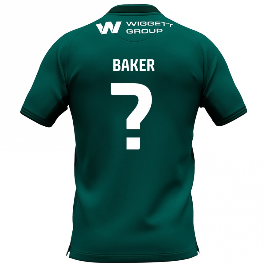 Herren Fußball Frankie Baker #0 Grün Auswärtstrikot Trikot 2024/25 T-Shirt Luxemburg