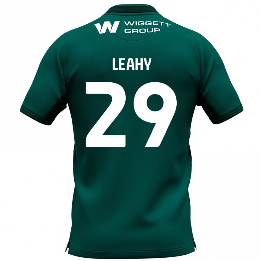 Herren Fußball Tom Leahy #29 Grün Auswärtstrikot Trikot 2024/25 T-Shirt Luxemburg