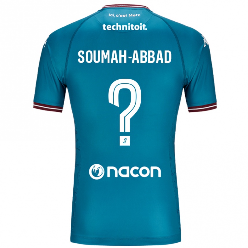 Herren Fußball Édouard Soumah-Abbad #0 Blau Petrol Auswärtstrikot Trikot 2024/25 T-Shirt Luxemburg