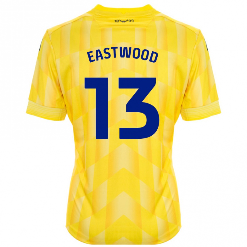 Damen Fußball Simon Eastwood #13 Gelb Heimtrikot Trikot 2024/25 T-Shirt Luxemburg