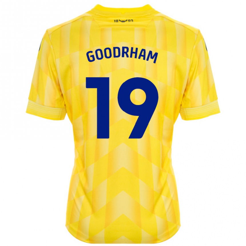 Damen Fußball Tyler Goodrham #19 Gelb Heimtrikot Trikot 2024/25 T-Shirt Luxemburg