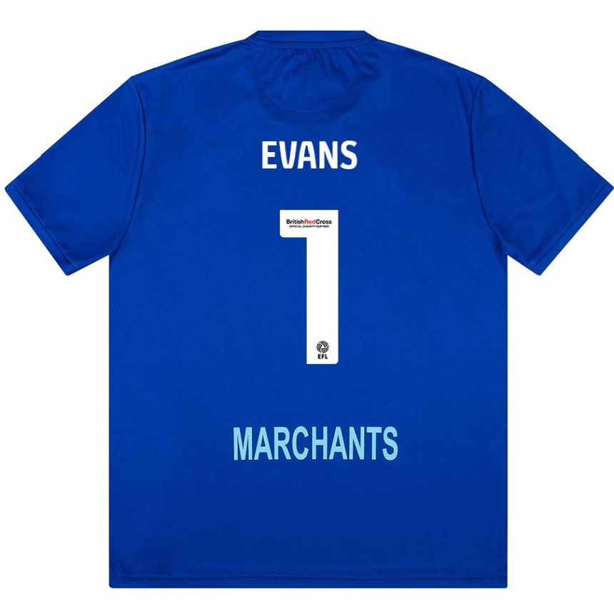 Damen Fußball Owen Evans #1 Grün Auswärtstrikot Trikot 2024/25 T-Shirt Luxemburg