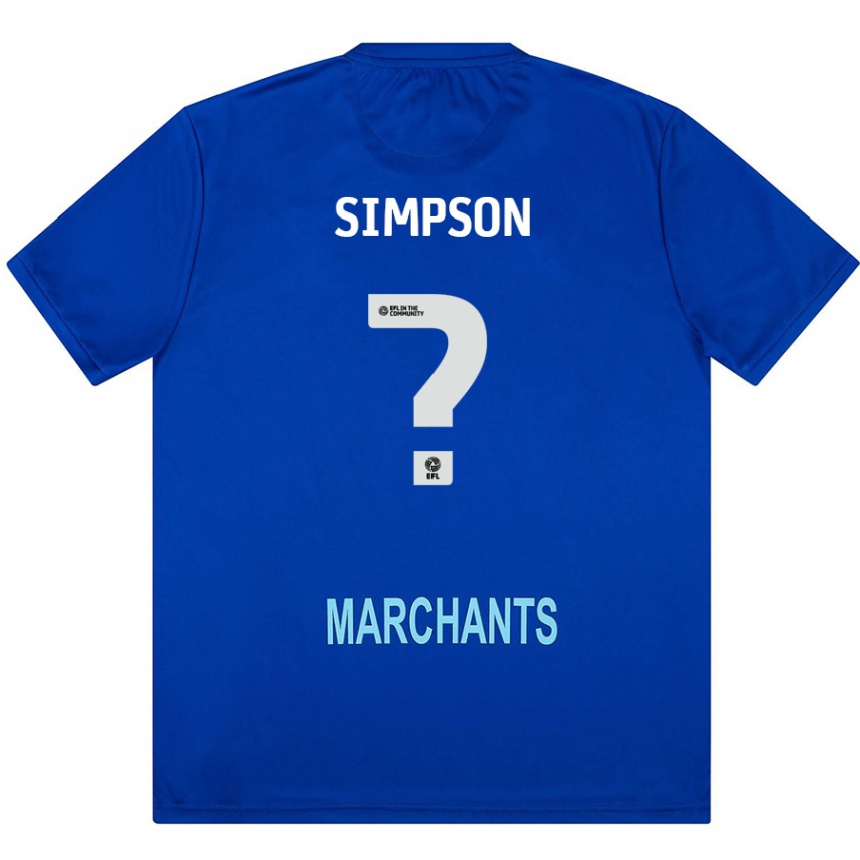 Damen Fußball Jay Simpson #0 Grün Auswärtstrikot Trikot 2024/25 T-Shirt Luxemburg