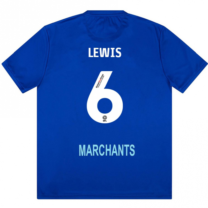 Damen Fußball Megan Lewis #6 Grün Auswärtstrikot Trikot 2024/25 T-Shirt Luxemburg