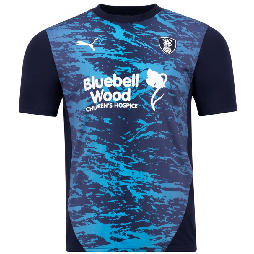 Damen Fußball Mason Booth #0 Marineblau Auswärtstrikot Trikot 2024/25 T-Shirt Luxemburg