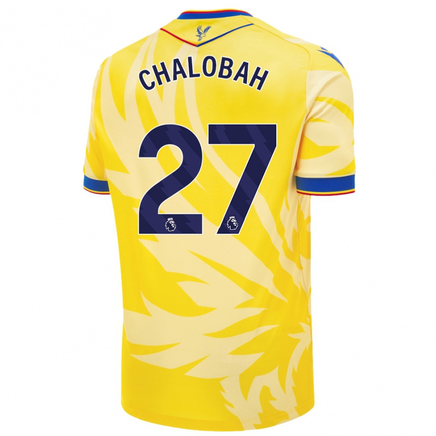 Kinder Fußball Trevoh Chalobah #27 Gelb Auswärtstrikot Trikot 2024/25 T-Shirt Luxemburg