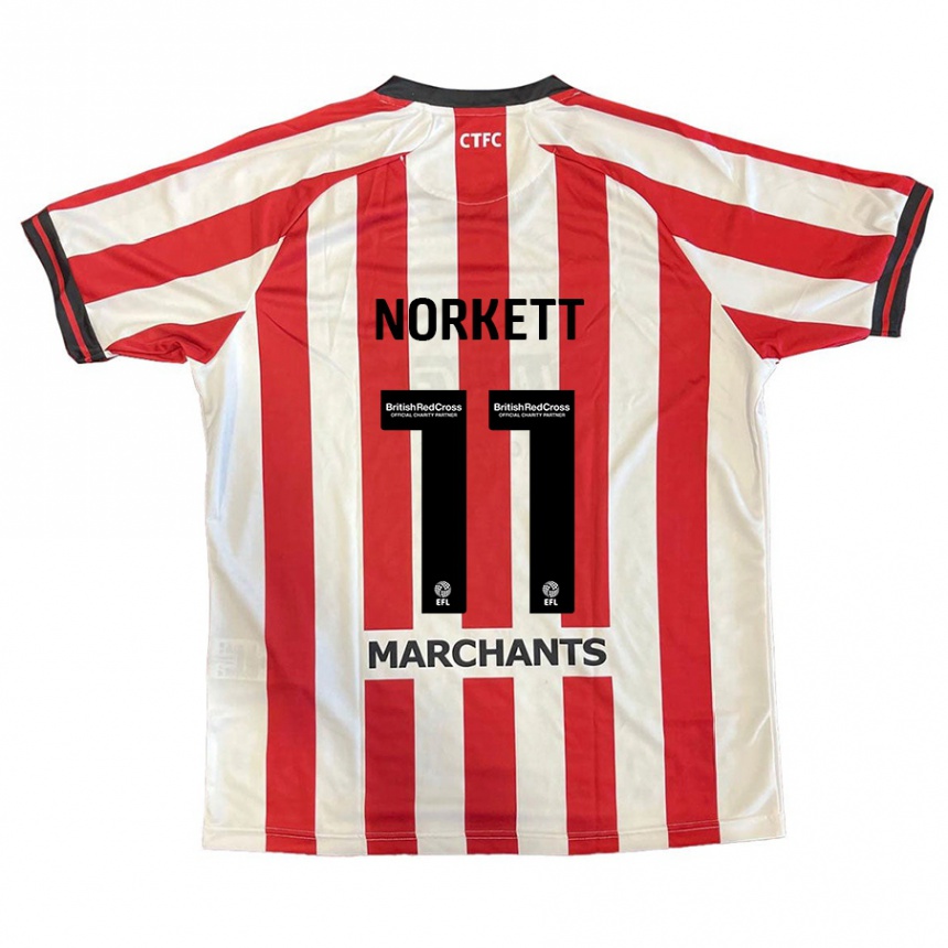 Kinder Fußball Manni Norkett #11 Rot Weiß Heimtrikot Trikot 2024/25 T-Shirt Luxemburg