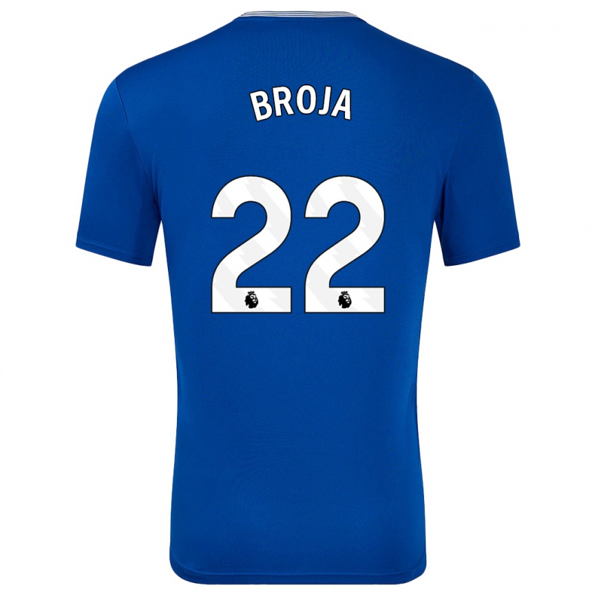 Herren Fußball Armando Broja #22 Blau Mit Heimtrikot Trikot 2024/25 T-Shirt Luxemburg