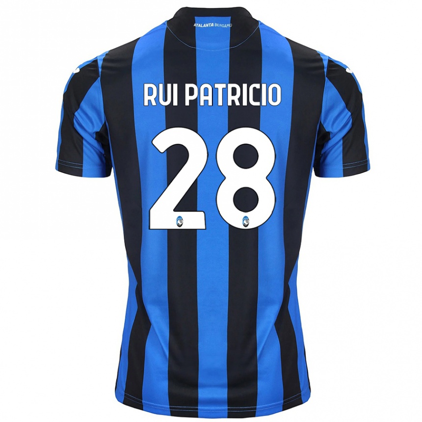 Herren Fußball Rui Patricio #28 Blau Schwarz Heimtrikot Trikot 2024/25 T-Shirt Luxemburg