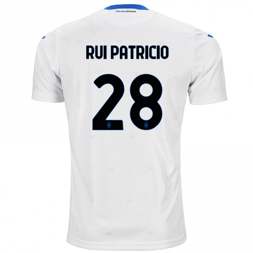 Herren Fußball Rui Patrício #28 Weiß Auswärtstrikot Trikot 2024/25 T-Shirt Luxemburg